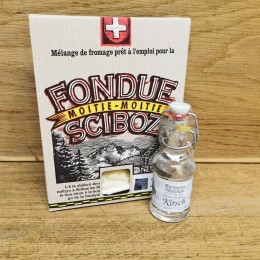 Half-Half Fondue 500gr ( deluxe box with kirsh)