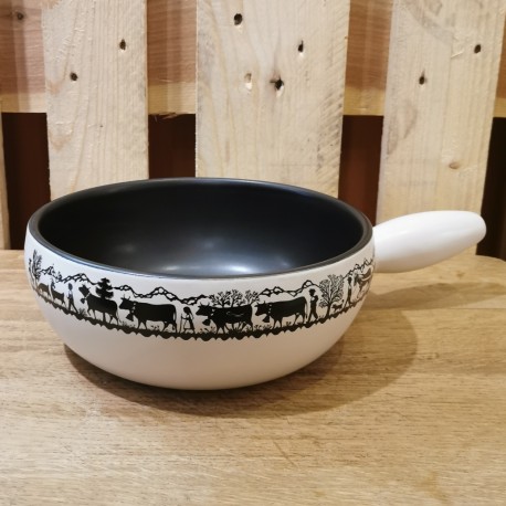 Cheese fondue pot «Ascent to the mountains» 23cm Stöckli