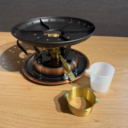 Réchaud avec brûleur à mèche cuivre Stöckli