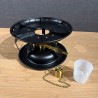 Classic fondue rechaud with wick burner black Stöckli